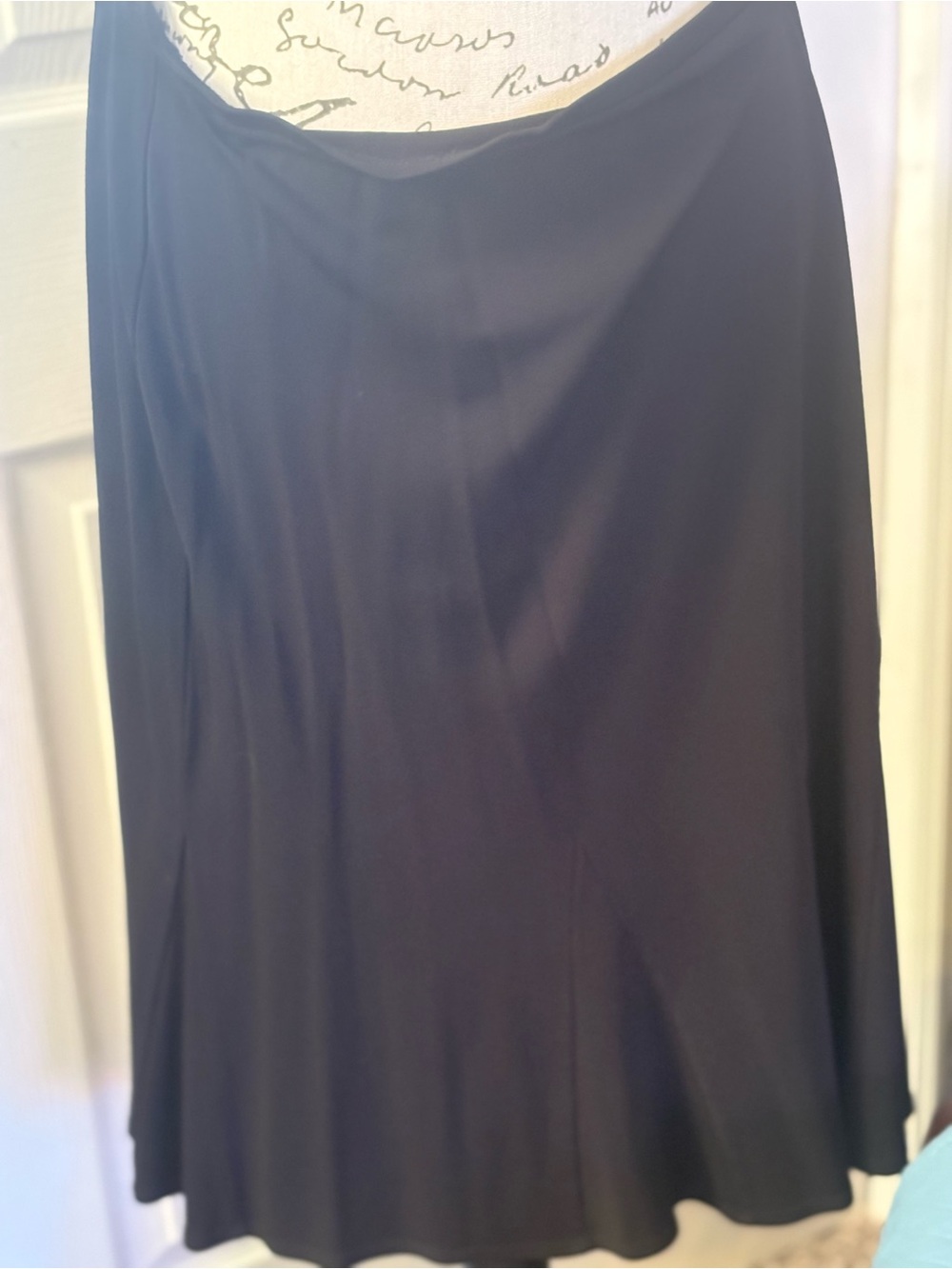 Apostrophe Black A-Line Skirt